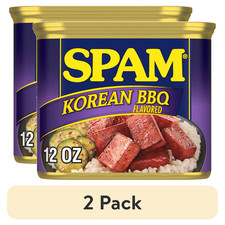 (2 pack) SPAM Korean BBQ Flavored, Shelf Stable, 12 oz Aluminum Can picture