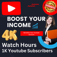 Boost Your YouTube Growth: Watch Hours & Subscribers - 100% Real & Organic 🚀 picture