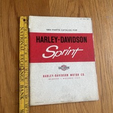1964 Harley Sprint Parts Catalog Classic Retro Motorcycle Iconic picture