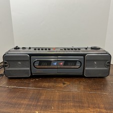 Vintage Sanyo Boombox 1987 Double Cassette M W727 picture