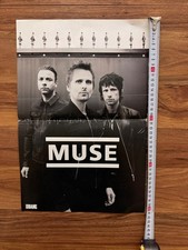 Muse Original Magazine Poster 42x30cm Rock Band Matt Bellamy Rare Collectible picture