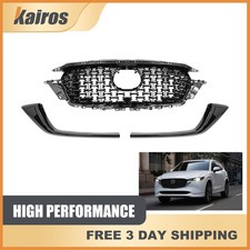 New Front Upper Bumper Grille Molding Trim Black For 22-25 Mazda Cx-5 Ksd5-50719 picture