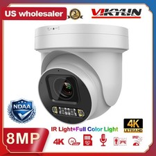 Vikylin 4k 8MP 5X Zoom PTZ IP Camera Dual Light Dual Light 2Way Talk CCTV US picture