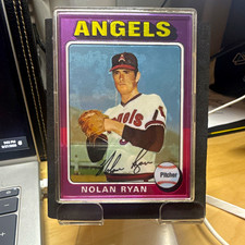 Topps 1975 Topps Finest Nolan Ryan 500 California Angels Refractor RP Insert HOF picture