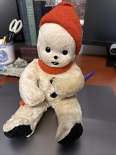 RARE Vintage Knickerbocker Snowman Plush - 12”- 1940’s? picture