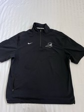 Nike Providence College Friars Dri-Fit 1/4 Zip Short Sleeve Jacket Coat Mens L picture