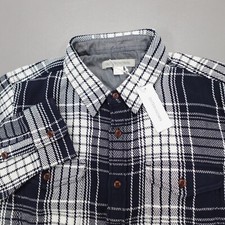 Outerknown Blanket Shirt Plaid Button Up Organic Cotton 1310023W ABB Mens Size S picture
