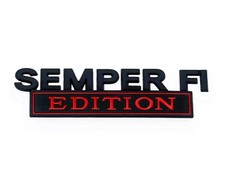 US Marine Corps - USMC - Semper Fi Metal Car Emblem -  picture