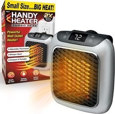 2 x Handy Heater Turbo Economical Individual Room Bathroom Space Heater 800W-NEW picture