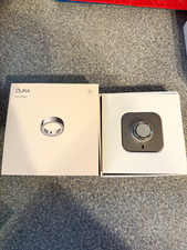 ŌURA Oura Ring 4 Activity Tracker Smart Ring Size 7 Silver w/ Charger & Cable picture