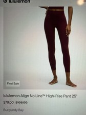 Lululemon Align No Line High-Rise Pan 25”. Size 2 picture