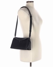 Totême T-Lock Crossbody Bag in Black Pebble Grain Leather picture
