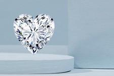 2.30 Ct Loose CVD Lab Grown Diamond 8.50 MM Heart D Color, FL CLARITY Certified picture