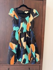 ANTHROPOLOGIE Pinion By Moulinette Soeurs Sz 2 Shift Fit And Flare Dress EUC picture