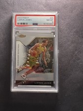2004-05 Finest LeBron James 2nd Year Mask PSA 8 - Cavs Lakers Heat MVP Champ picture