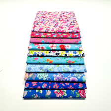 Cotton Floral Fabric Quilt Bundle # 30 / 1 Yard of Each Color / 10 yards for $15 picture