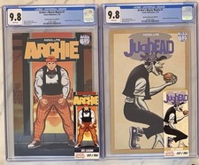 ABSOLUTE ARCHIE/JUGHEAD #1 BATMAN HOMAGE MOVIE MANIA BILL GALVAN LTD 250 CGC 9.8 picture