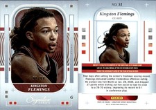 2025-26 Panini Signature Series #51 Kingston Flemings Silver #/99 picture