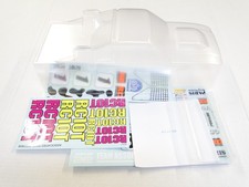 NEW ASSOCIATED RC10T  CLIFF LETT Body Plastic Clear +Decals AL6 picture