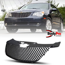 For 2007-2010 Chrysler Sebring Front Bumper Upper Grille Honeycomb Black Grill picture
