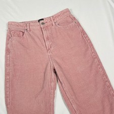 BDG Urban Outfitters Pink Corduroy Mom High-Rise Pants Size 28 Mauve Tapered Leg picture