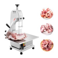 VEVOR 650W Commercial Electric Meat Bandsaw Stainless Steel Bone Sawing Machine picture