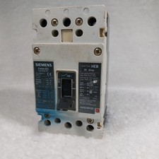 SIEMENS HEB3B020 Circuit Breaker; 3-Pole; 600V/20A; Bolt-In Used Working  picture