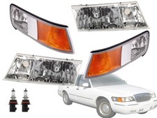 APA Replacement Combo Set of Headlight and Corner Lamp for 1998-2002 Grand Ma... picture