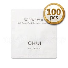 O HUI Extreme White Melatoning Dark Spot  Ampoule Essence 1ml x 100pcs OHUI picture