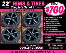 Ties And Rims Like New Used For Three Weeks picture