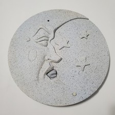 Vtg Gemmy Singing Moon Plaque 