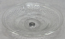 Boston & Sandwich GIII-22 Blown Three Mold Flint Glass Pan Circa 1825-1840 picture