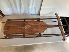 Antique Flexible Flyer sled - vintage Junior Racer picture