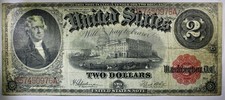 1917 Legal Tender $2  Note - Ungraded  Fine -FR #57 - Speelman/White picture