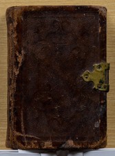 1857 German Hymnal Gemeinschaftliche Lieder Sammlung Antique Leather Book picture