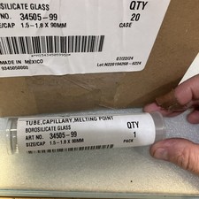 Kimble Chase 34505-99 KIMAX Melting Point Capillary Tubes 90mm 50 Count picture