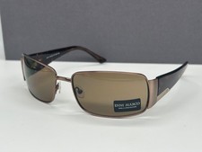 Enni Marco Woman Y2K Sunglasses Braun Curved Large Gradient 072 picture