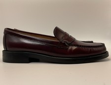 G.H. Bass Weejuns Burgundy Penny Loafers Women's 9M Preppy Academia Office picture
