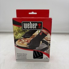 Weber Premium Gloves, L/XL, x Large, Large/X-Large, Black picture