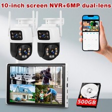 KERUI 6MP Wireless Wifi Security Camera System 8CH NVR 10''LCD Monitor 500GB HDD picture