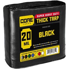 Core Tarps Extreme Heavy Duty Tarp 20 Mil Waterproof Tarpaulin Cover Resistant picture