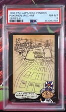 NEW CERT Pokemon Machine PSA 8 1998 Pokemon Japanese Vending Series 3 picture