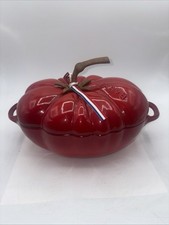 Staub Enameled Cast Iron Tomato Cocotte, 3-Qt, New picture