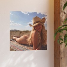 Desert Cowgirl Portrait | Pin-Up Art Poster picture