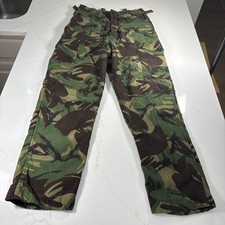 Vintage British Army 1968 Pattern DPM Combat Trousers Camo Cargo Pants Sz 28x29 picture