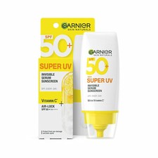 Garnier Super UV Invisible Serum Sunscreen SPF 50 PA Lightweight Vitamin C 30ml picture