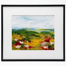 EMBRY Colorful Original 11x14 Landscape Acrylic Painting 