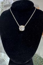 Lab Grown Diamond 5.08 Carat Round IGI Certified White Gold Pendant picture