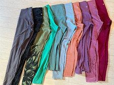 Women’s Lululemon high rise align leggings Lot 10 Multicolor length 25-28 picture