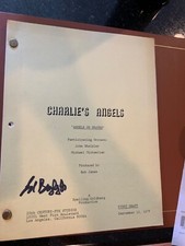 Original rare CHARLIE'S ANGELS season 4 with auto - JACLYN SMITH  CHERYL LADD picture